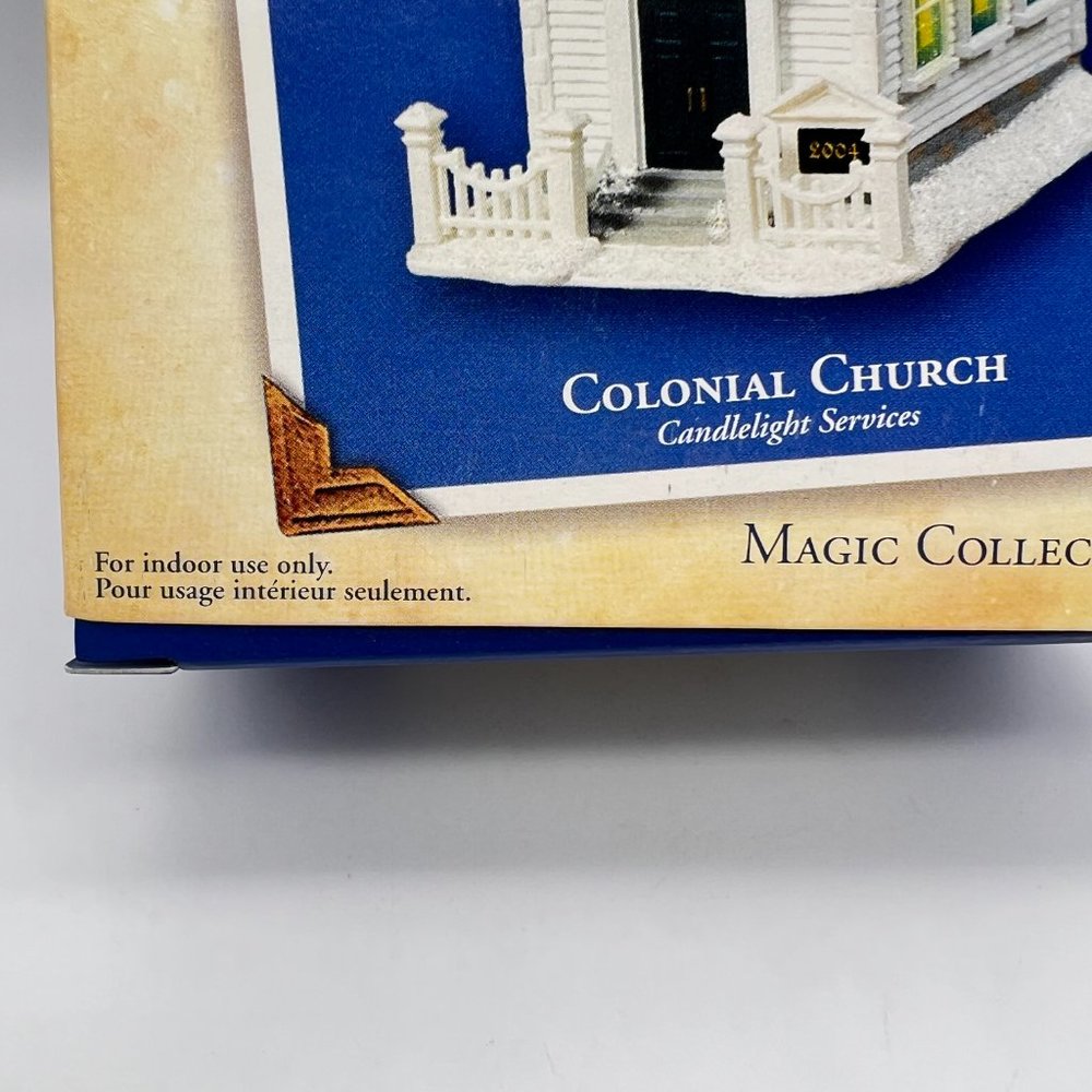 Hallmark Keepsake COLONIAL CHURCH Ornament Magic Collectors Series 2004 NIB - Picture 4 of 11
